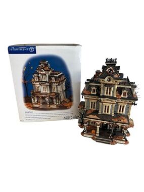Department 56 grimsly manor snow village Halloween series